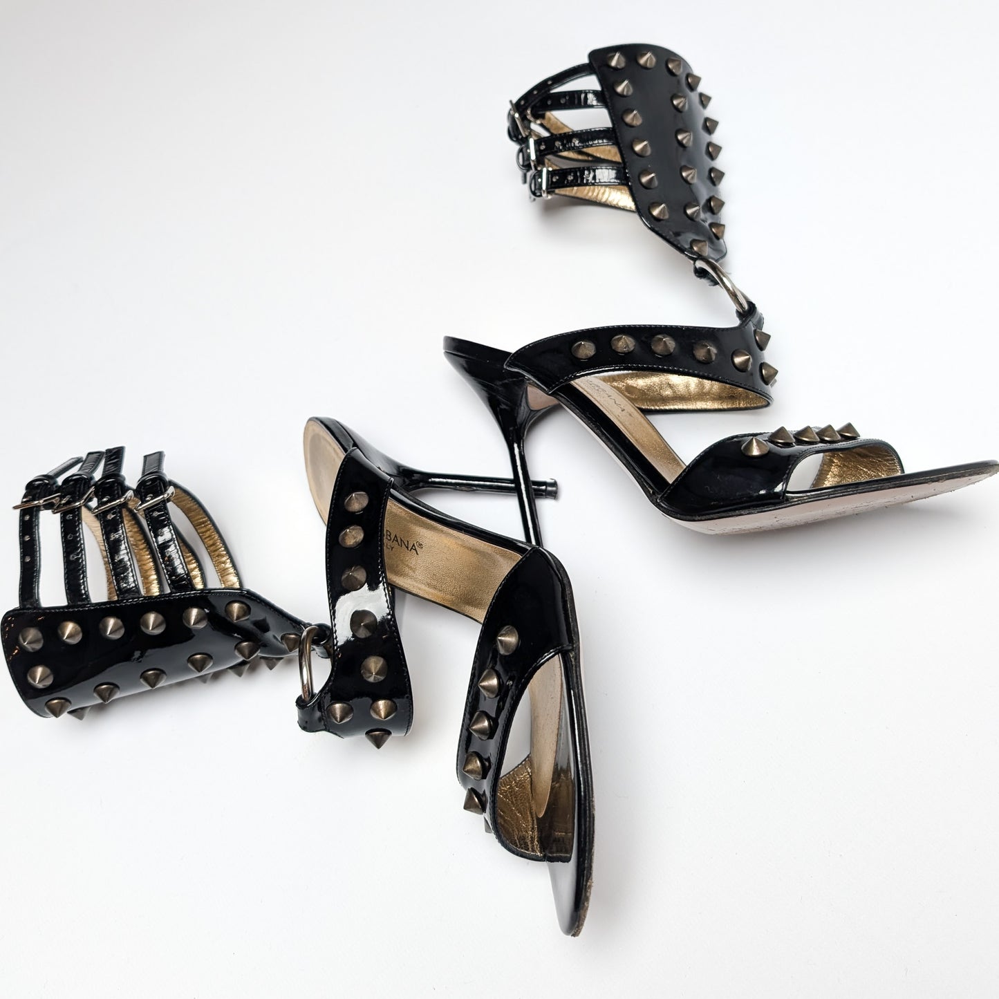 Dolce &amp; Gabbana Studded High Sandals - EU36.5|UK3.5|US5.5