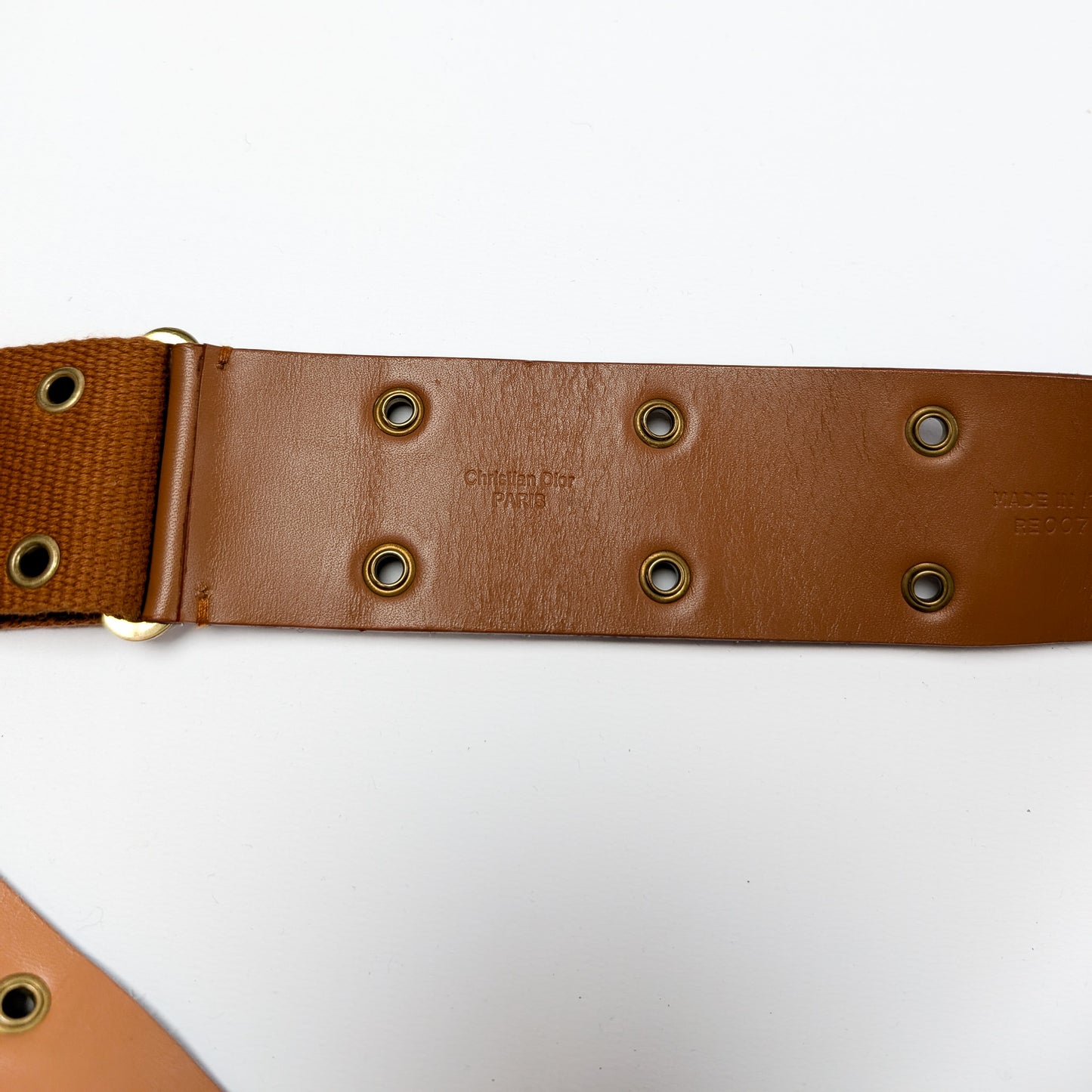 Dior by Galliano leather belt