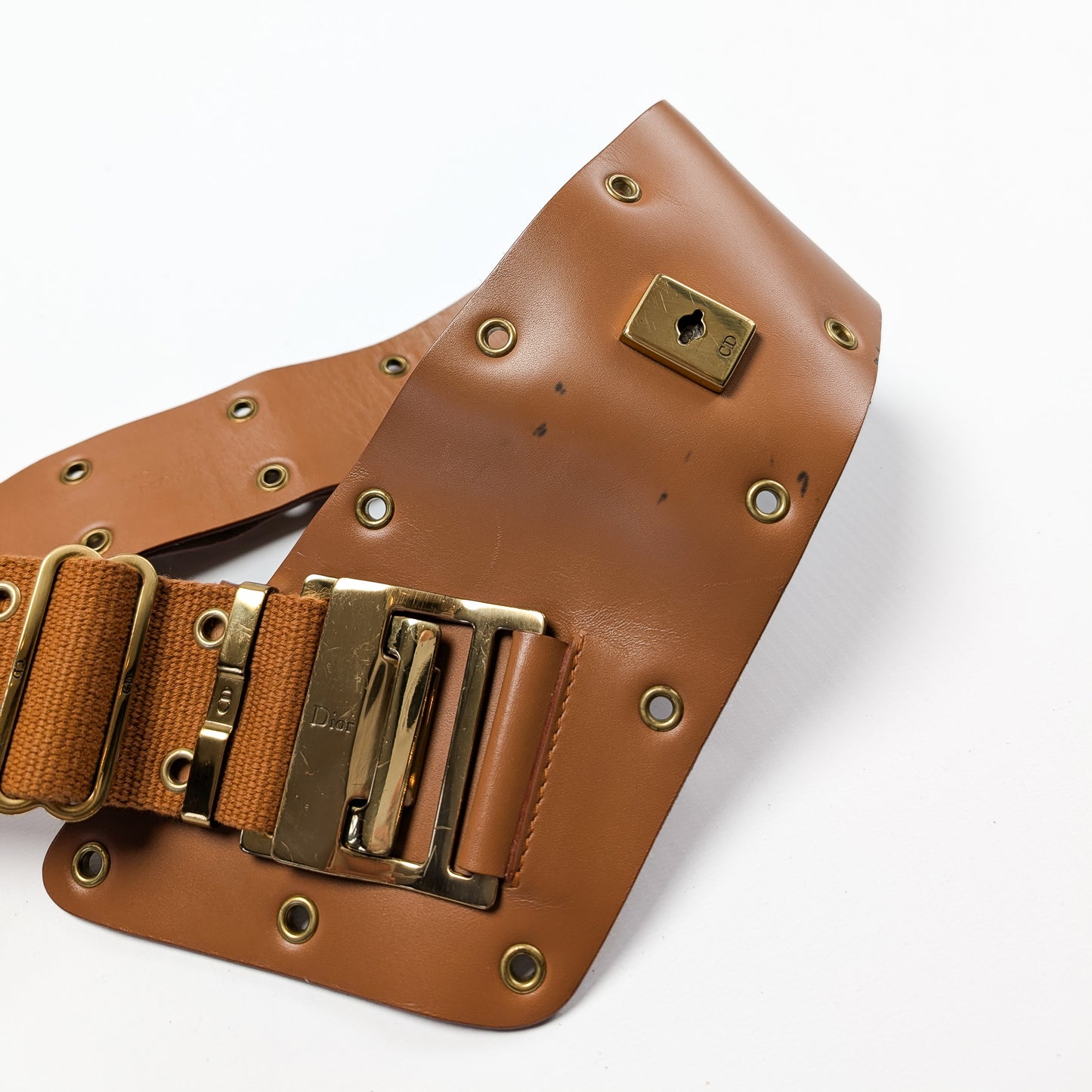 Dior by Galliano leather belt