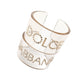 Dolce & Gabbana PVC and rhinestone bracelets