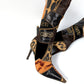 Roberto Cavalli patchwork leather and fur boots - EU39|UK6|US8