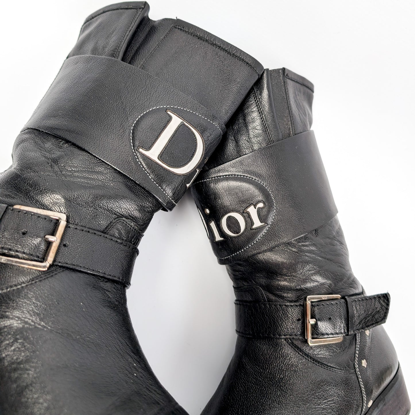 Dior Galliano 'Moto' Boots - EU41|8UK|10US