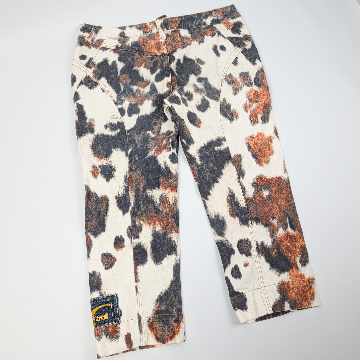 Animal Print Capri Pants - L