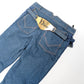 Dior by Galliano denim pants with plaque