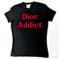 Dior “addict” t-shirt by Galliano