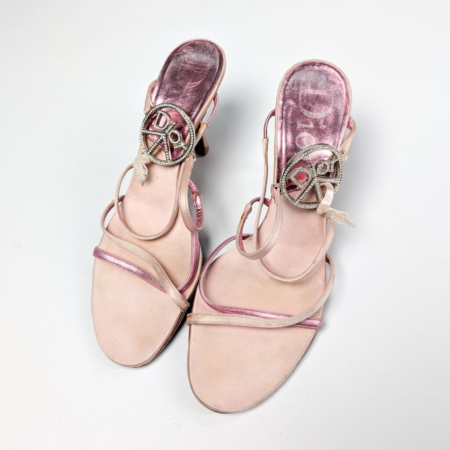 Dior pink Peace and Love mules 2005 - EU37|UK4|US6