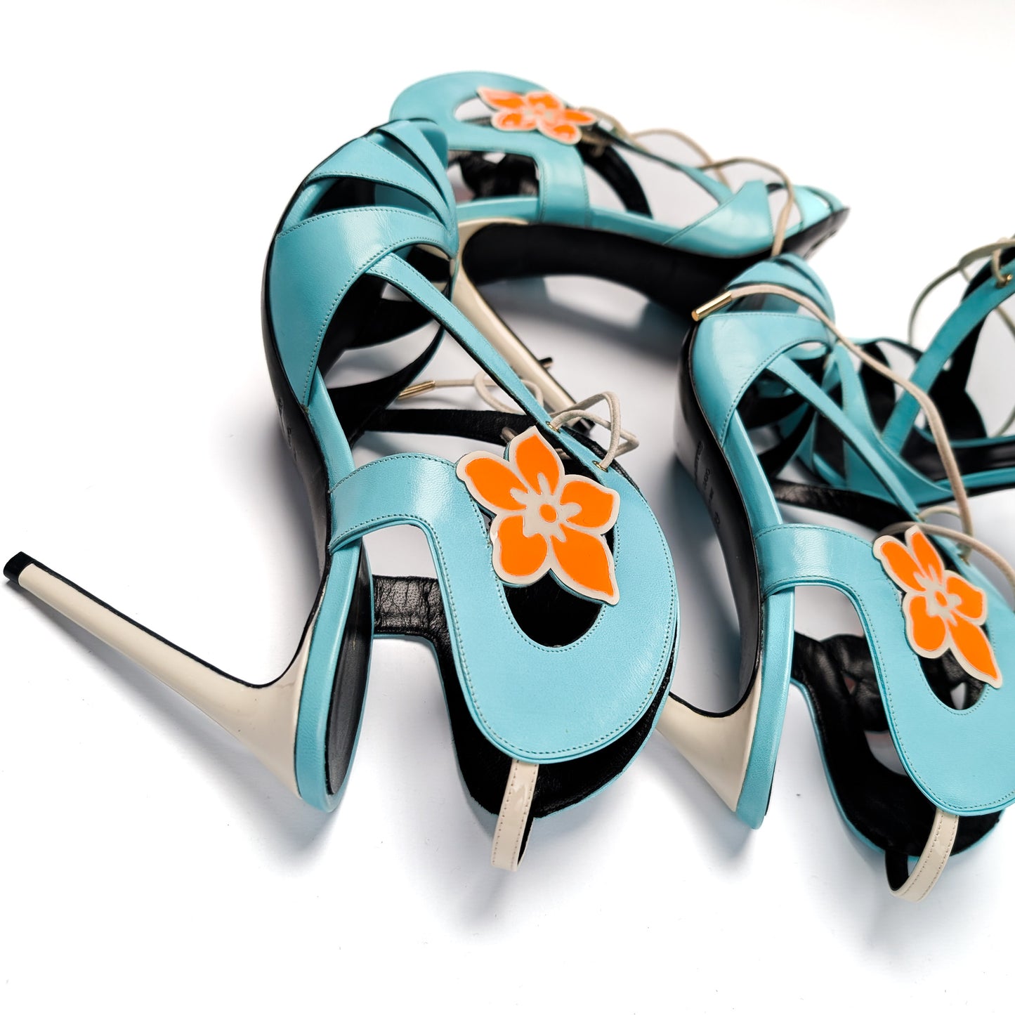 Nicholas Kirkwood Blue Sandals - EU39 & EU36