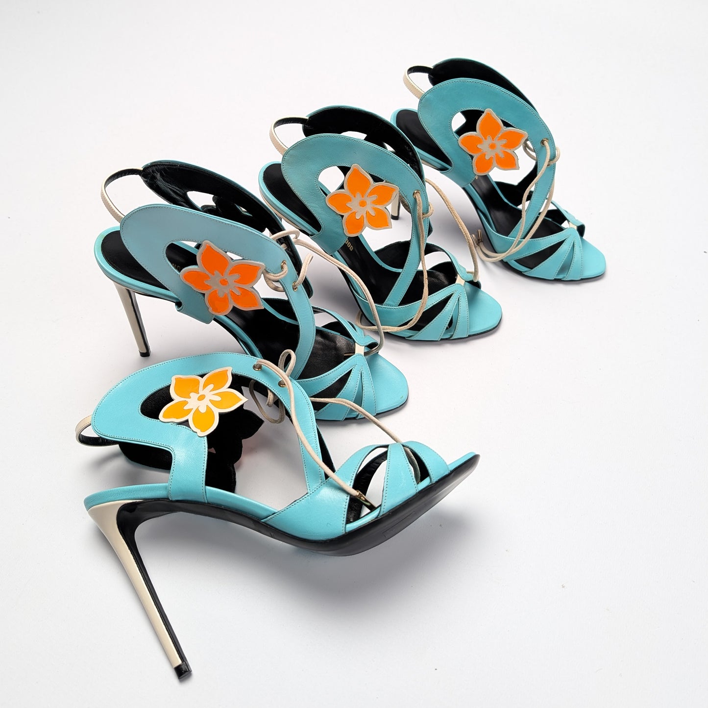 Nicholas Kirkwood Blue Sandals - EU39 & EU36