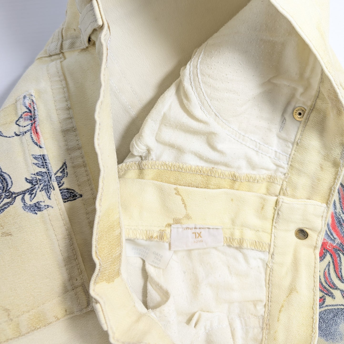 Cavalli "tattoo" pants set S/S 2003 - M