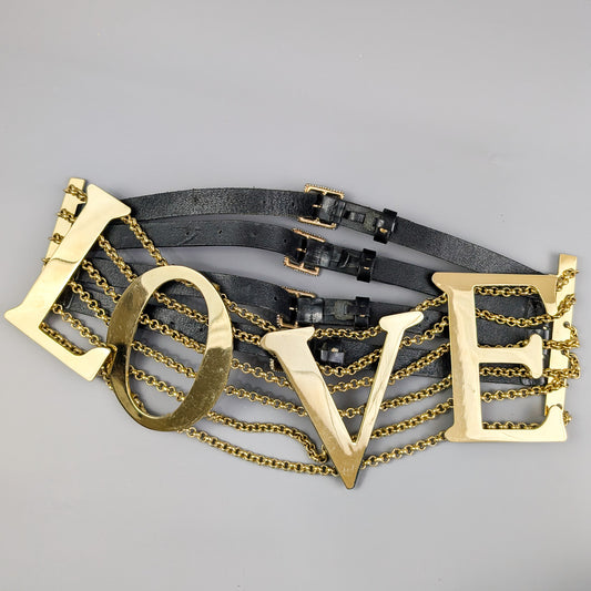 Large Dolce & Gabbana "LOVE" Belt - Spring/Summer 2003