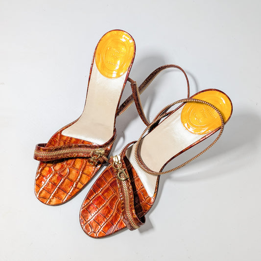 Dior by Galliiano python sandals - EU40|7UK|9US