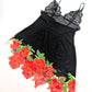 La Perla asymmetrical mesh dress