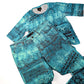 Cavalli Animal Print Blue Trousers Set - XL