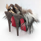 Christian Louboutin fur slingback - EU37|4UK|6US
