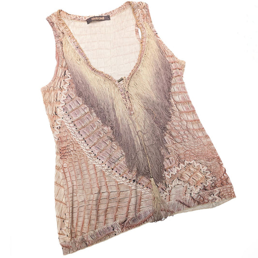 Fringe top Roberto Cavalli S/S 2011