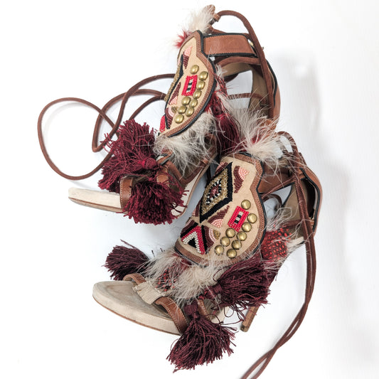 Dsquared2 F/W 2015 "Eskimo" sandals - EU39|6UK|8US