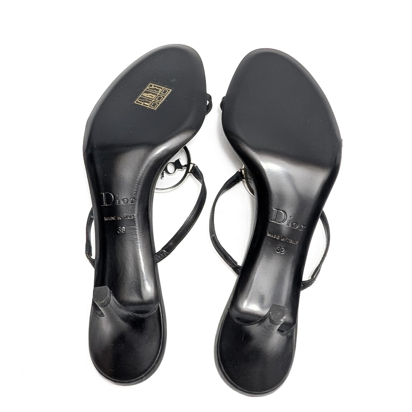 Dior mules by Galliano "Peace and Love" 2005 - EU39|UK6|US8