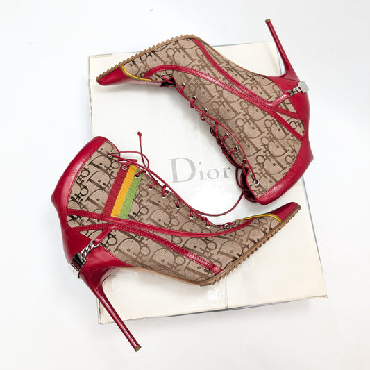 Dior Rasta ankle boots by Galliano 2003 - EU41|UK8|US10