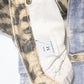 Cavalli leopard tie and dye jeans - M