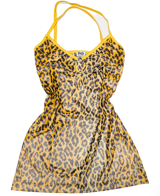Dolce & Gabbana leopard print dress