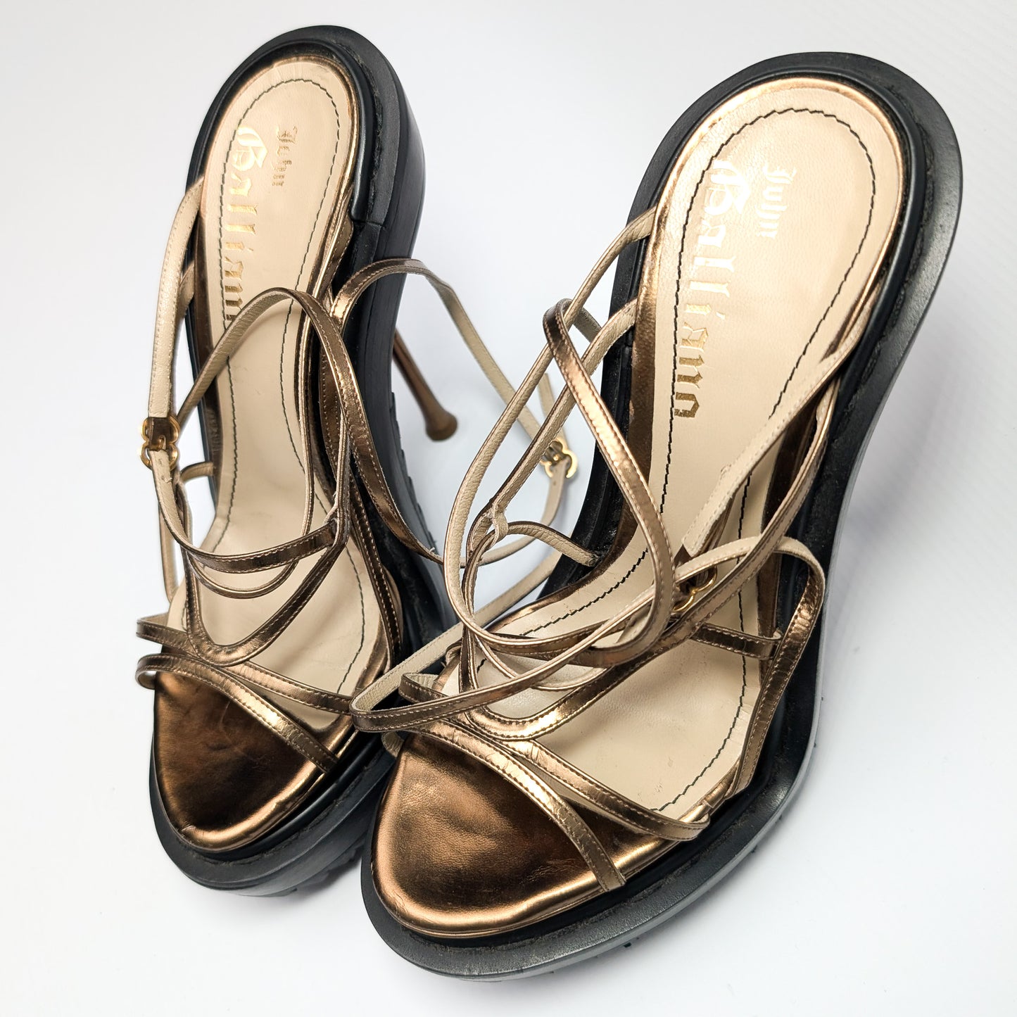 John Galliano platform sandals - EU37|UK4|US6