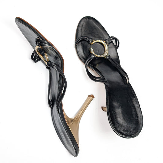 Roberto Cavalli jeweled mules - EU38|UK5|US6