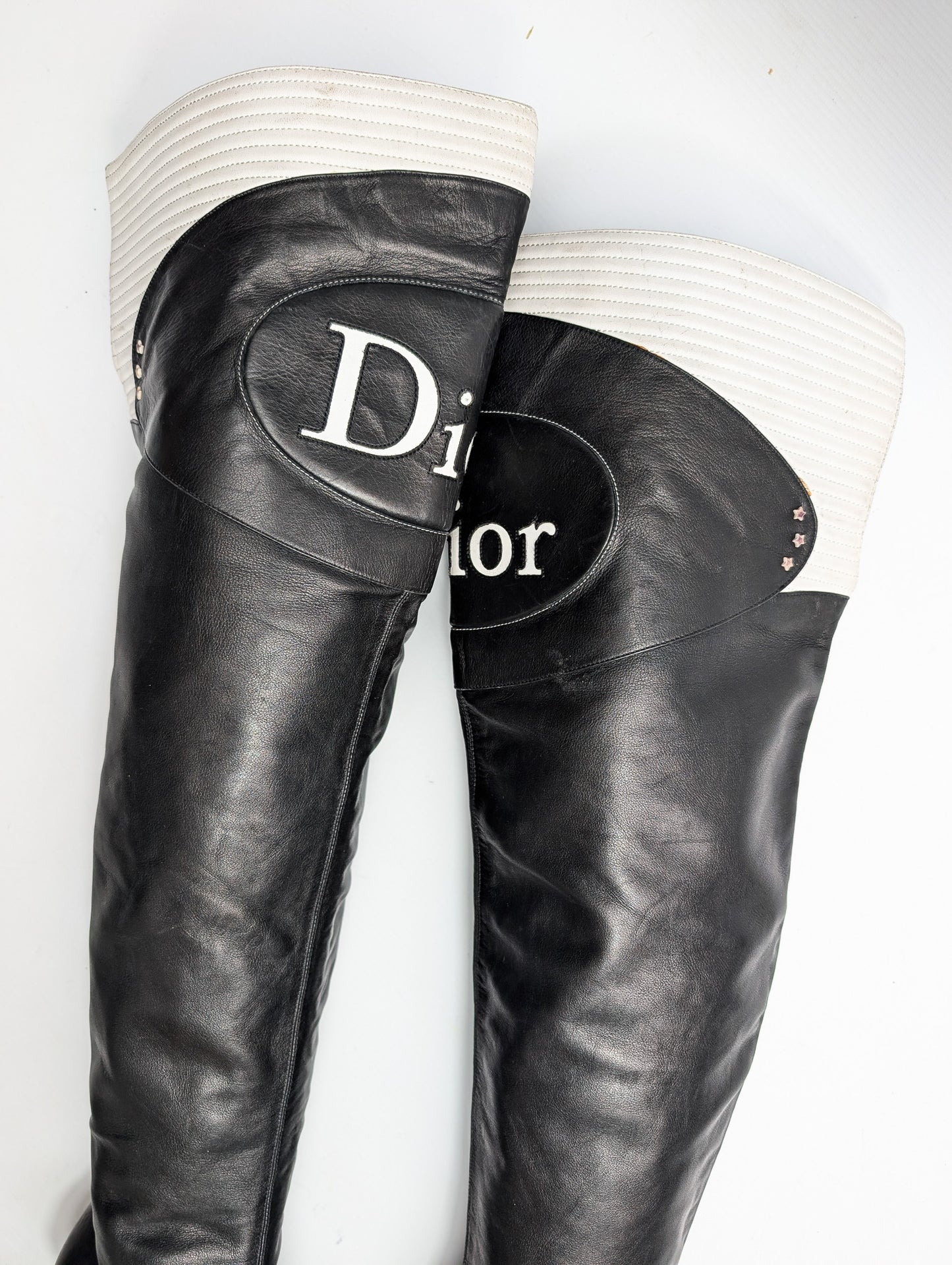 Dior "Moto" boots by Galliano - EU42|UK9|US11 STEPH