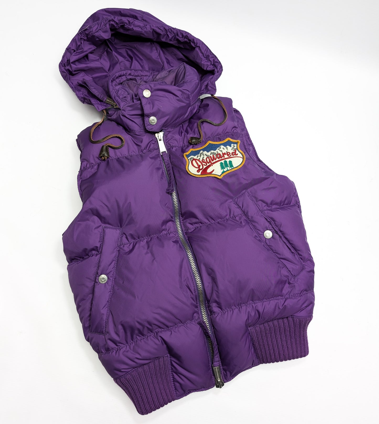 Dsquared2 sleeveless puffer jacket