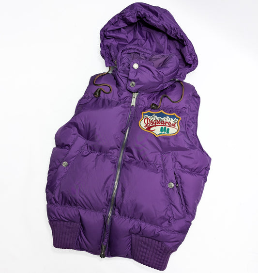 Dsquared2 sleeveless puffer jacket