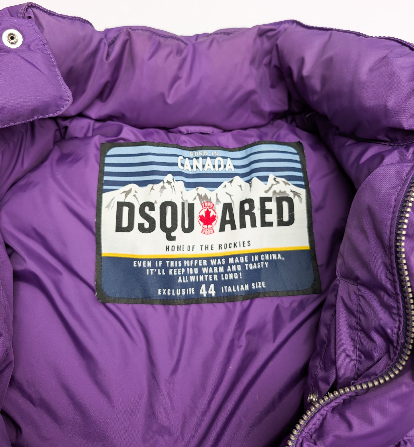 Dsquared2 sleeveless puffer jacket