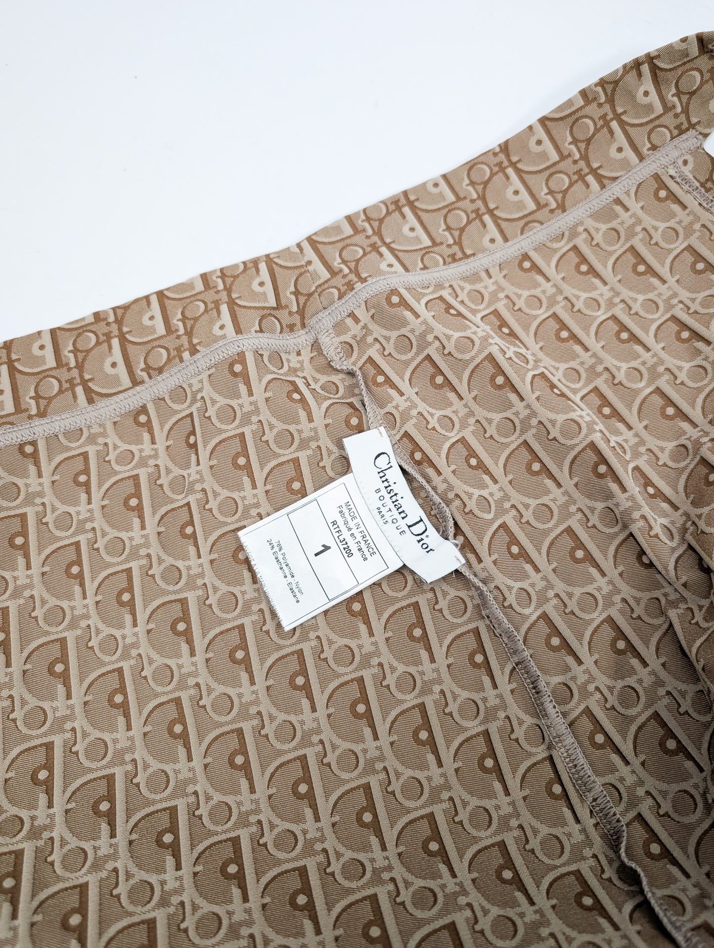 Dior by John Galliano Monogram Rasta Long Pareo Skirt S/S2004