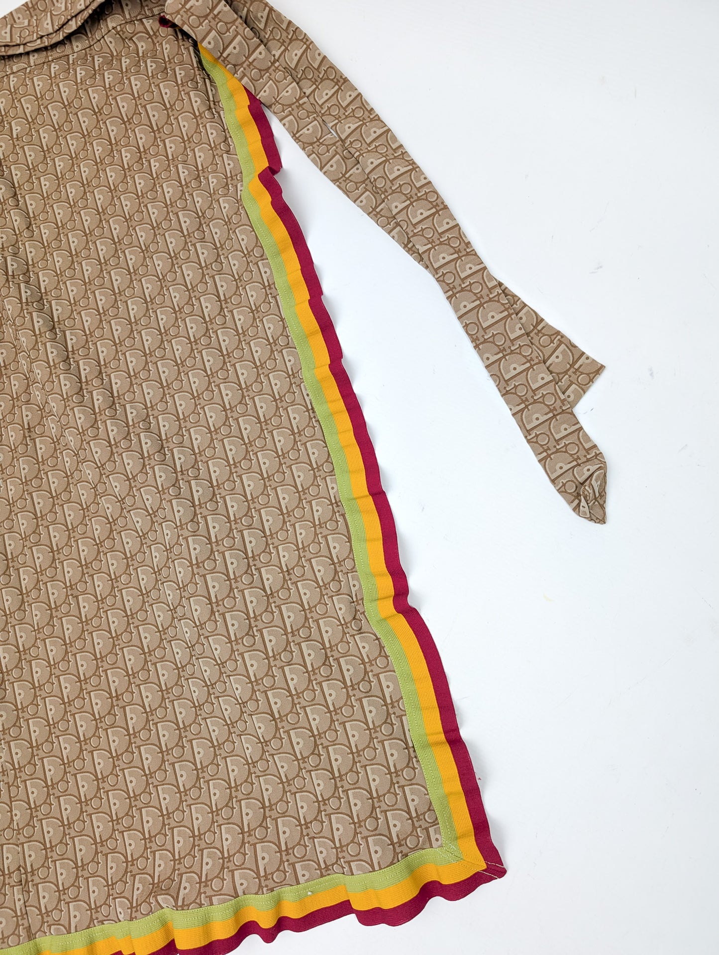 Dior by John Galliano Monogram Rasta Long Pareo Skirt S/S2004
