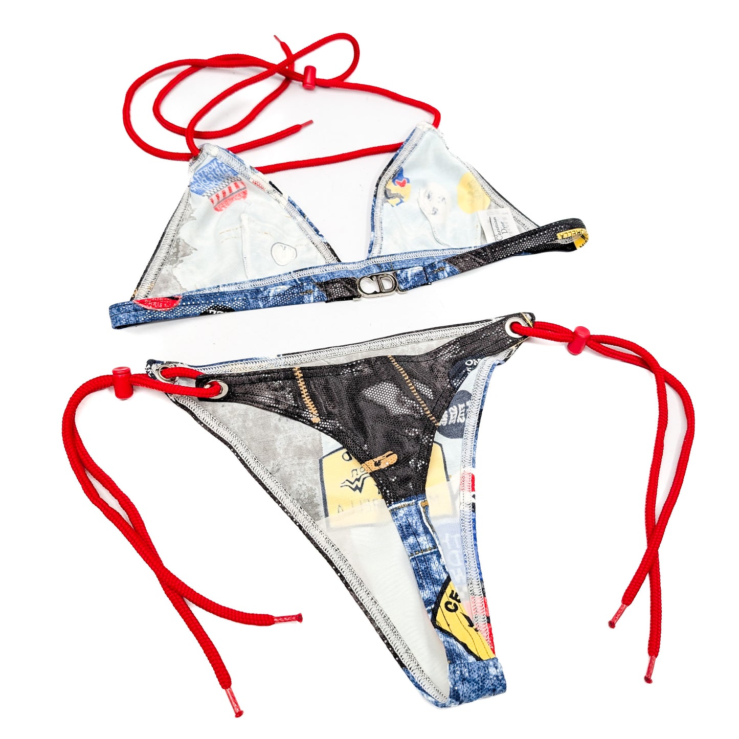 Trompe l'œil swimsuit Dior by Galliano F/W 2001