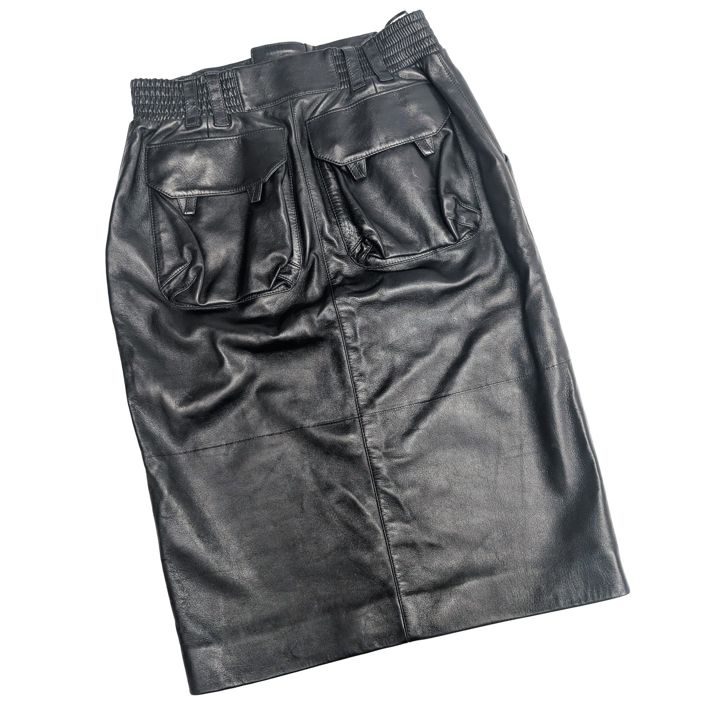 Yves Saint Laurent leather skirt - F/W 2024