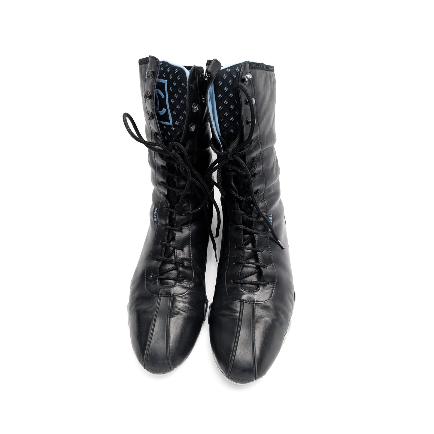 Chanel logo ankle boots - EU41|UK8|US10