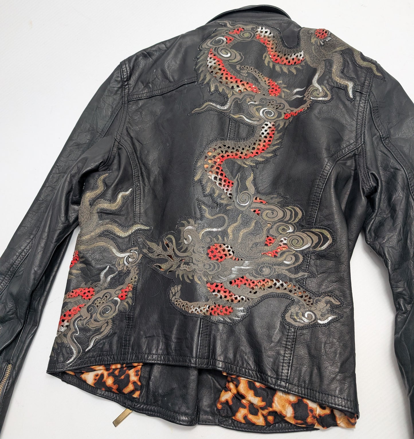 Roberto Cavalli S/S 2003 leather jacket - S