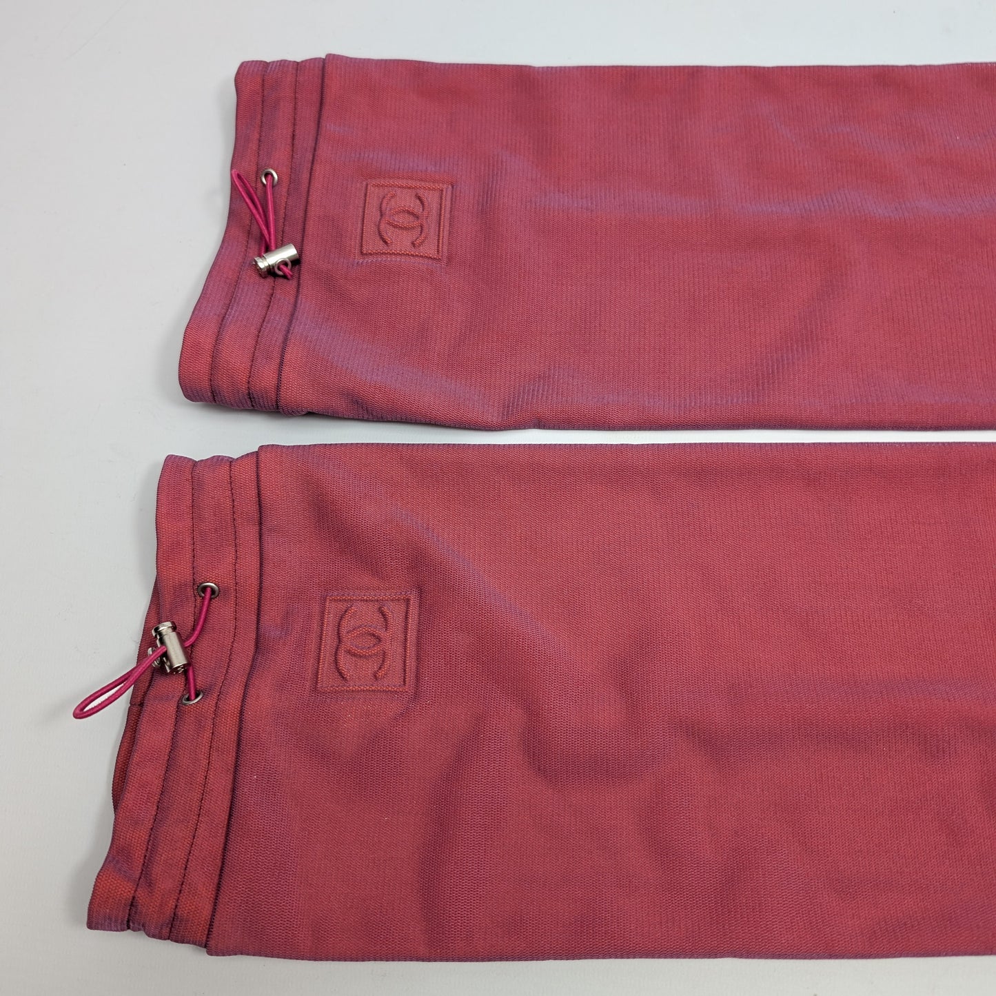 Chanel pink leg warmer