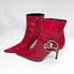 Dior red ankle boots by Galliano - EU41|8UK|10US