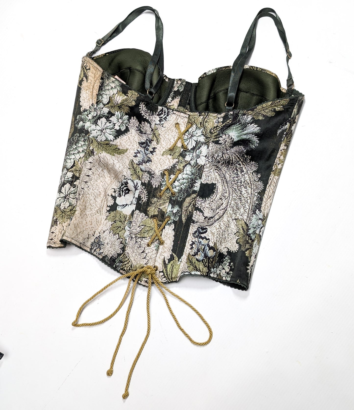 Roberto Cavalli floral patterned corset F/W 2001