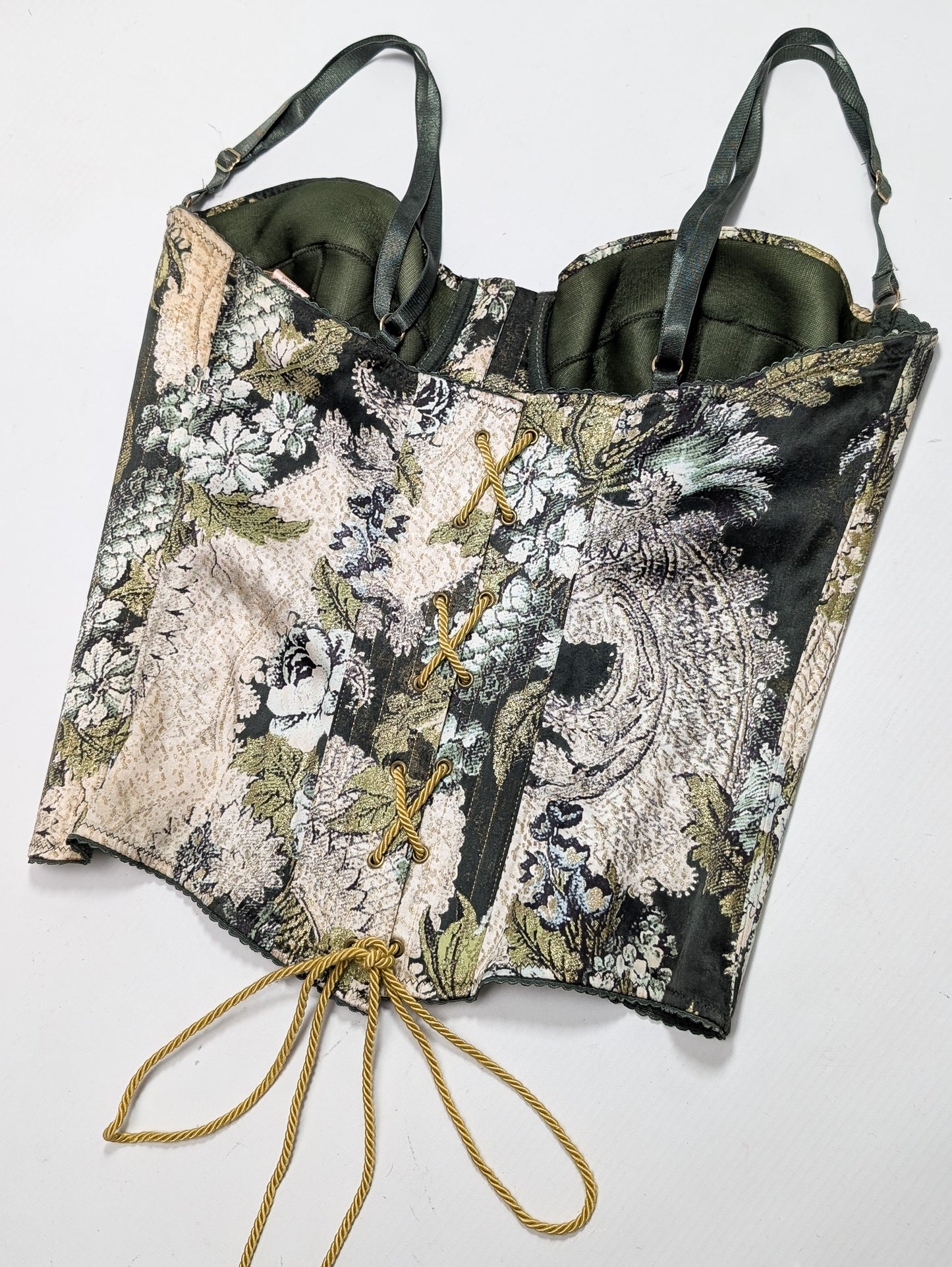 Roberto Cavalli floral patterned corset F/W 2001