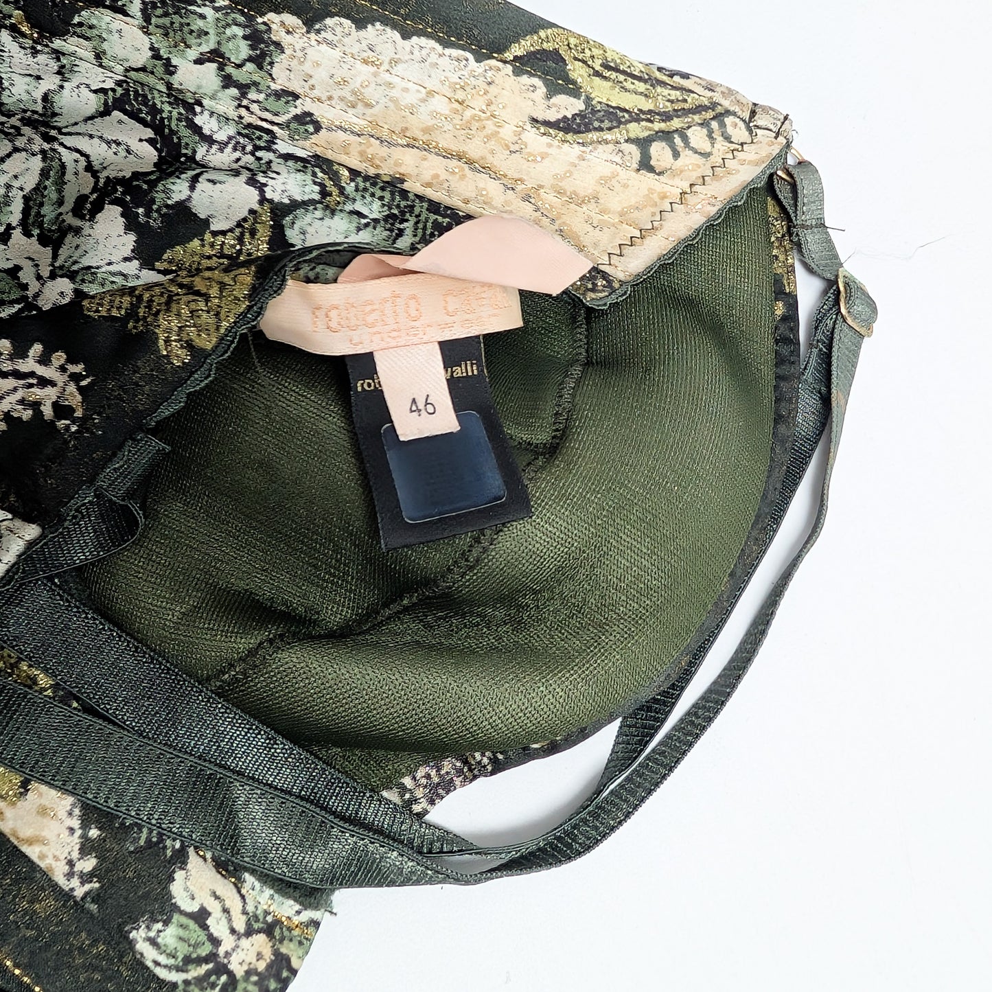 Roberto Cavalli floral patterned corset F/W 2001