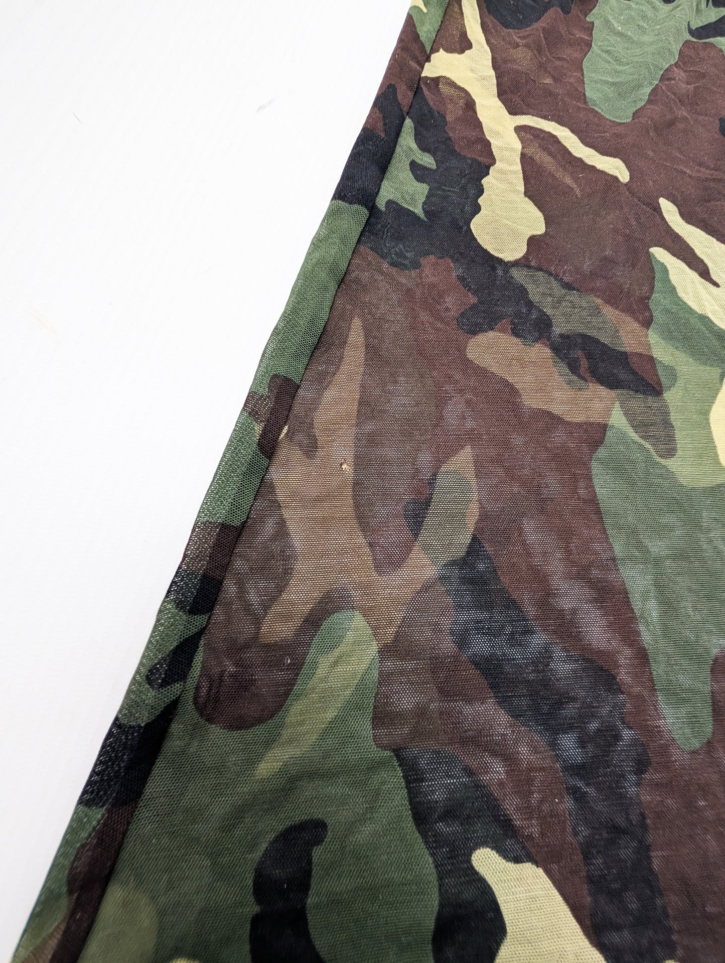 Dior By John Galliano Camouflage Mesh Dress