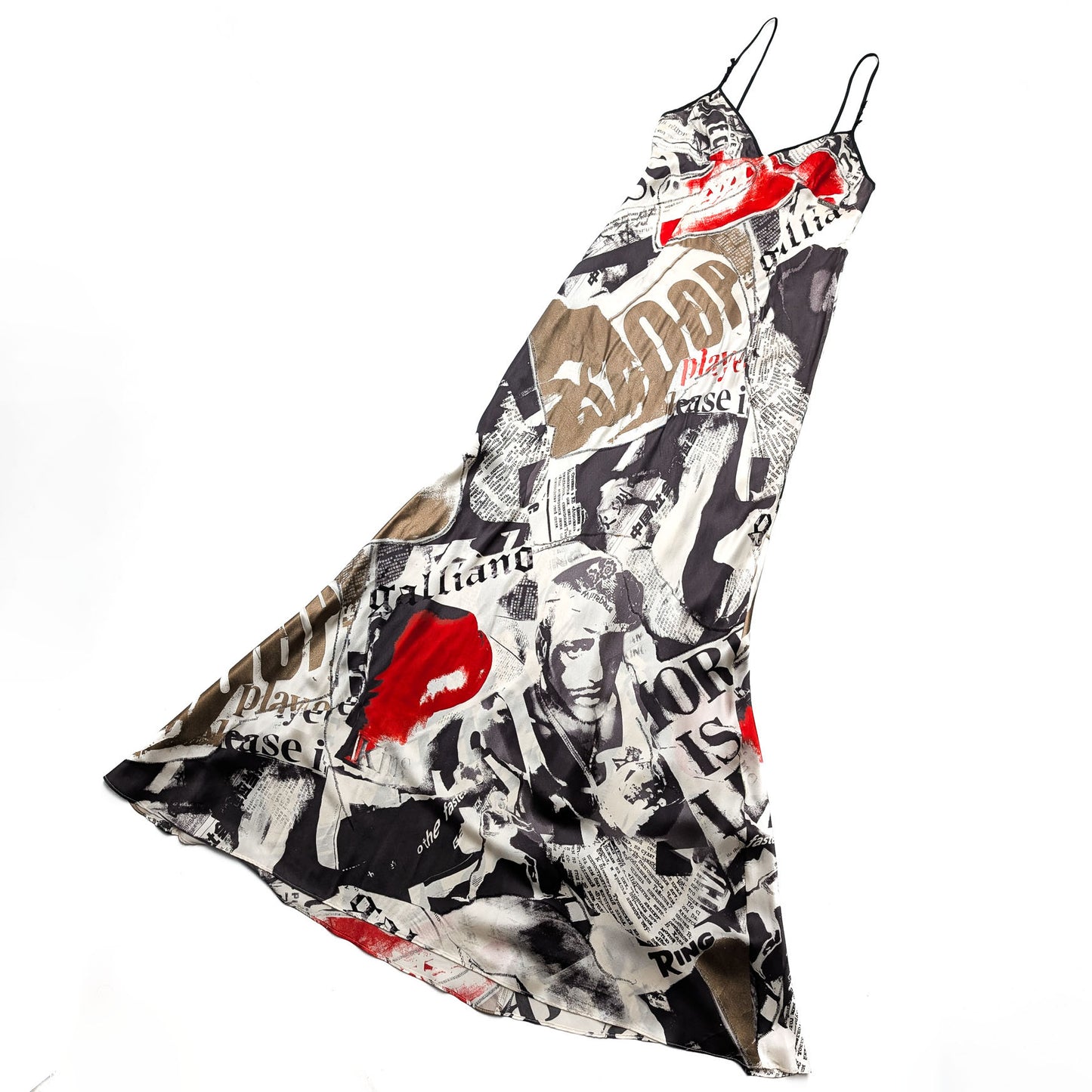 John Galliano silk dress