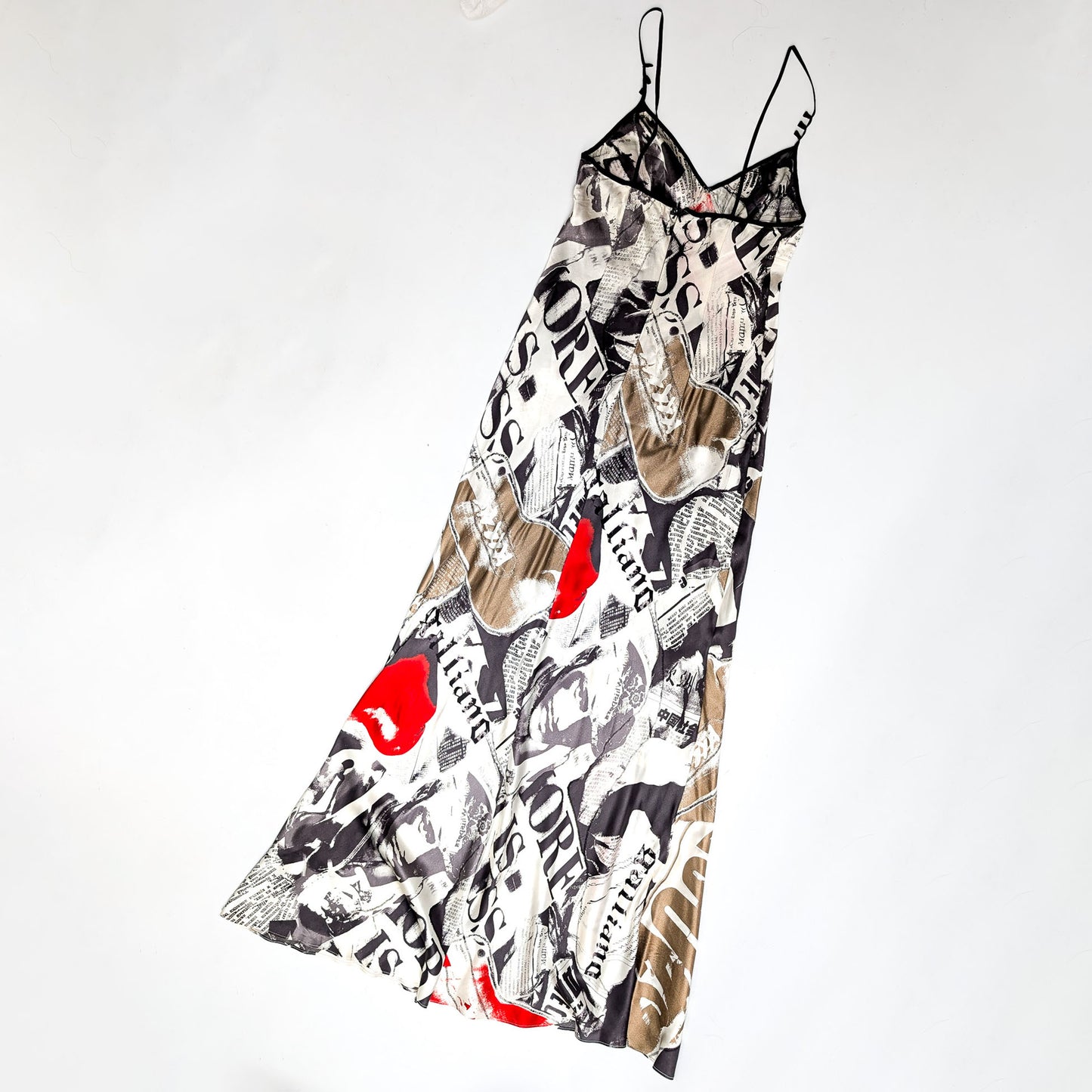 John Galliano silk dress