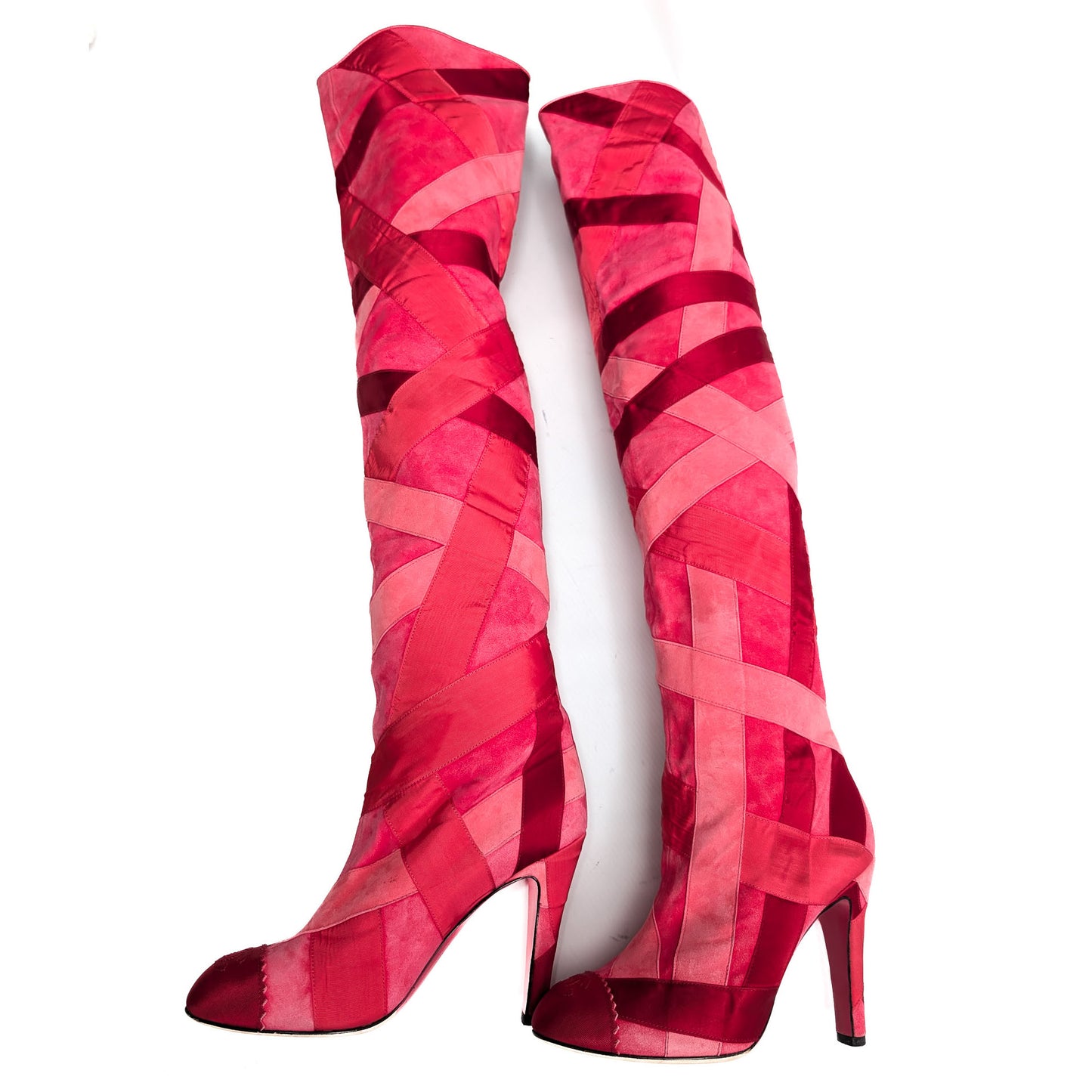 Chanel F/W 2017 pink boots - EU39|UK6|US8