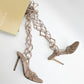 Sergio Rossi Cage Sandals - EU39|UK6|US8