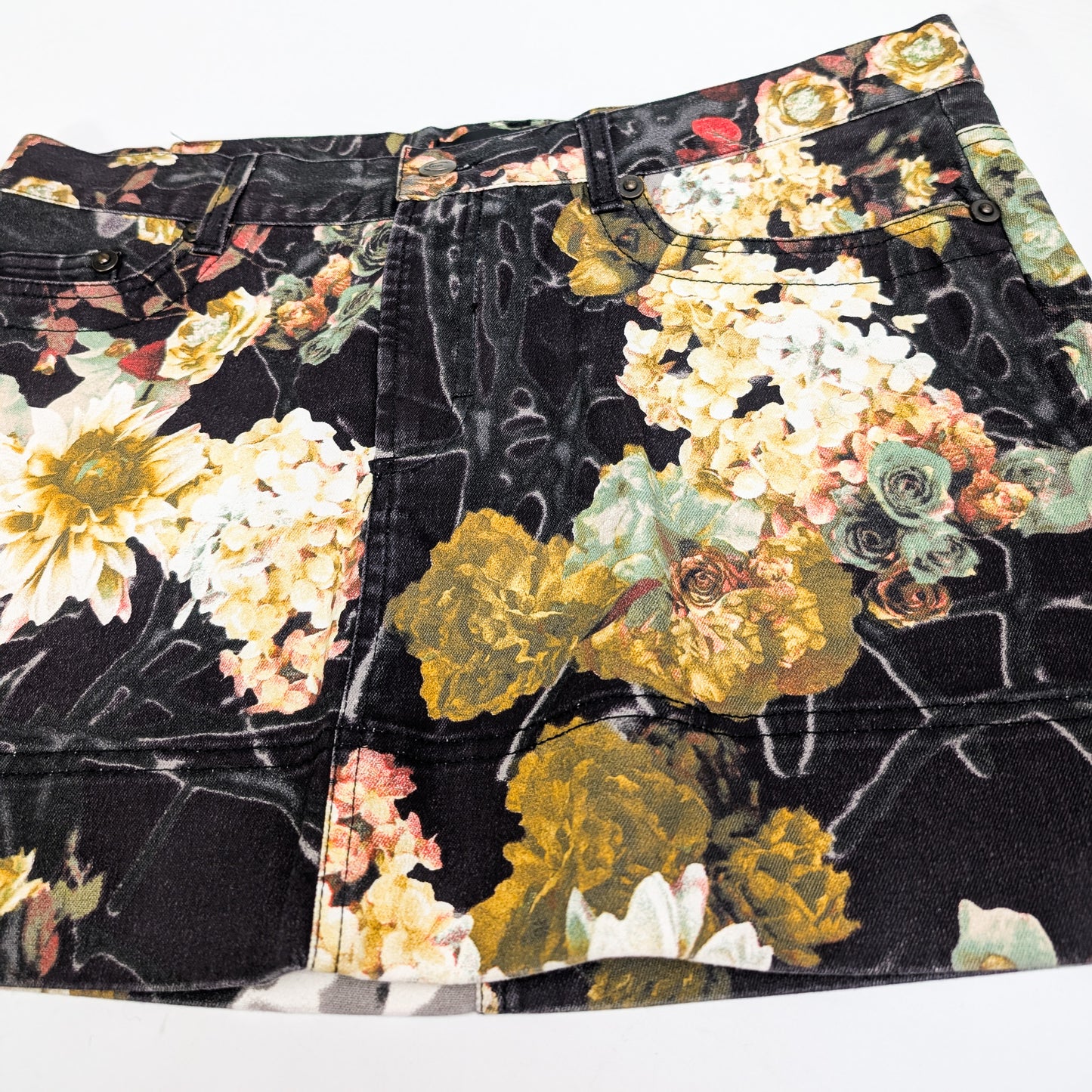 Roberto Cavalli floral print skirt - XL