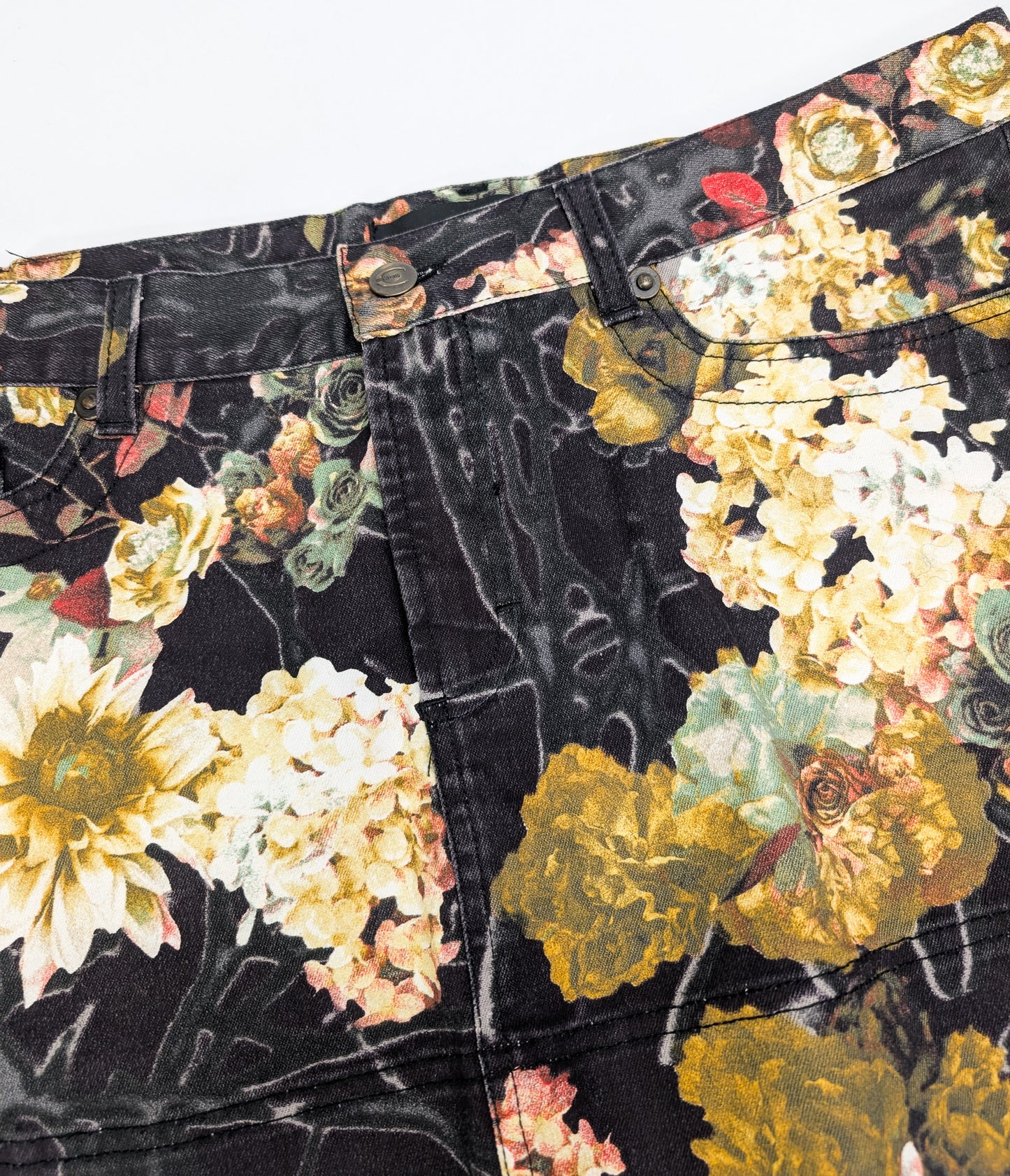 Roberto Cavalli floral print skirt - XL