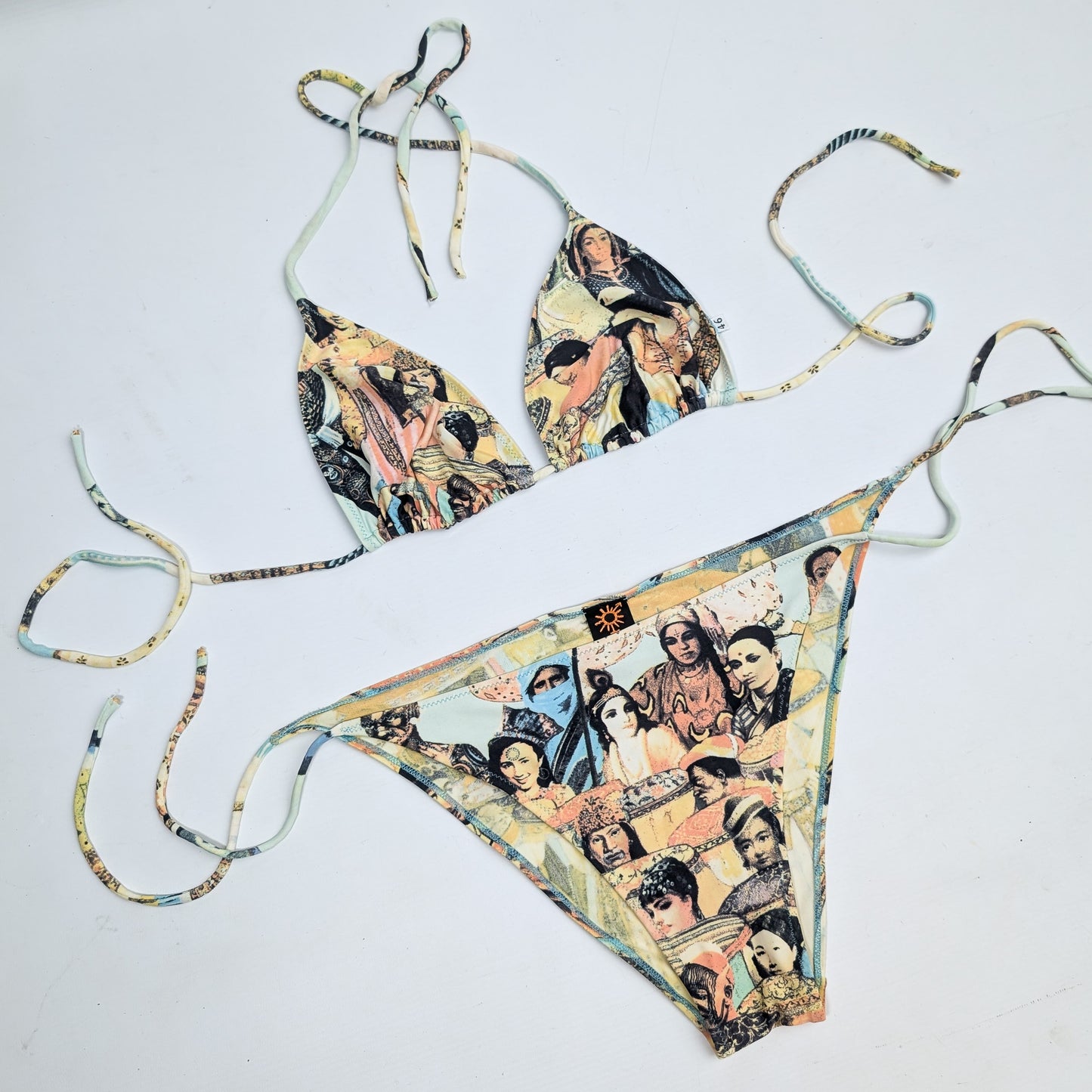 Jean Paul Gaultier Indian print swimsuit A/W1998