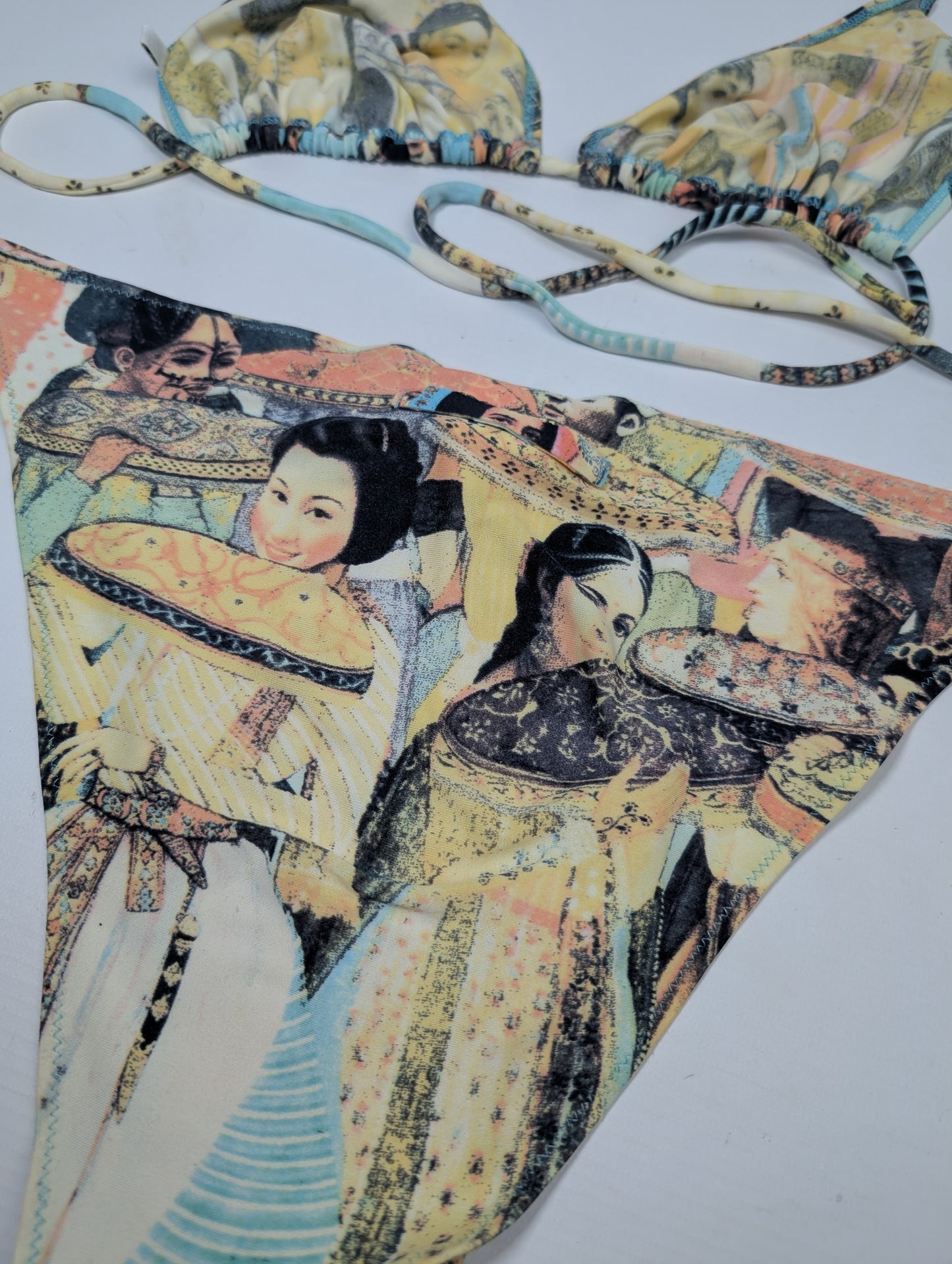 Jean Paul Gaultier Indian print swimsuit A/W1998